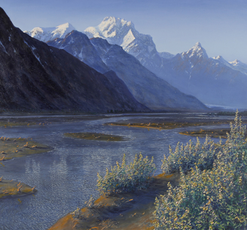 Copper River Autumn David Rosenthal Cordova Alaska Paintings